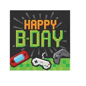 Picture of Servilletas Happy Birthday Fiesta Videojuegos (16)