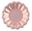 Picture of Platos Rosa Dorado Satín cartón 24cm (8 unidades)