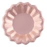 Imagen de Platos Rosa Dorado Satín cartón 24cm (8 unidades)