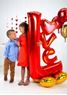 Picture of Globo LOVE Rojo con Base sin Helio (147cm)