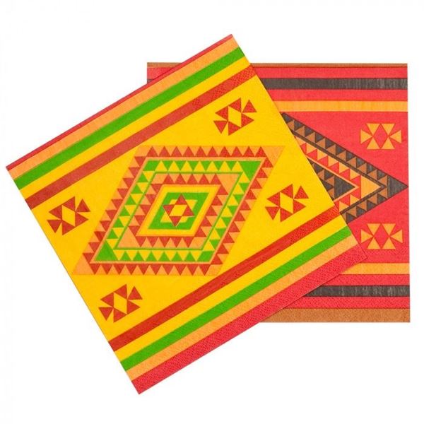 Picture of Servilletas Fiesta Viva México papel 33cm (20 unidades)