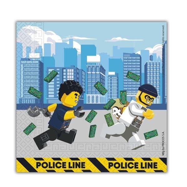 Picture of Servilletas de LEGO City (20 uds)