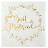Imagens de Servilletas Just Married Love papel 33cm (20 unidades)