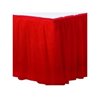 Picture of Falda de Mesa Roja plástico
