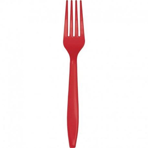 Picture of Tenedores Rojos Premium Reutilizables (24 uds.)