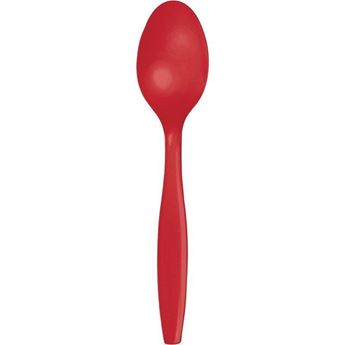 Picture of Cucharas Rojas Premium Reutilizables (24 uds.)