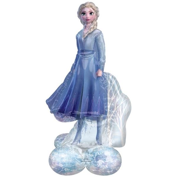 Imagen de Globo Frozen 2 Elsa con Base sin Helio XL (137cm)