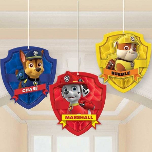 Imagen de Decorados de La Patrulla Canina Colgantes (3 unidades)