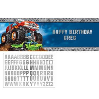 Monster Truck Plate / placa personalizada para niños / vajilla de