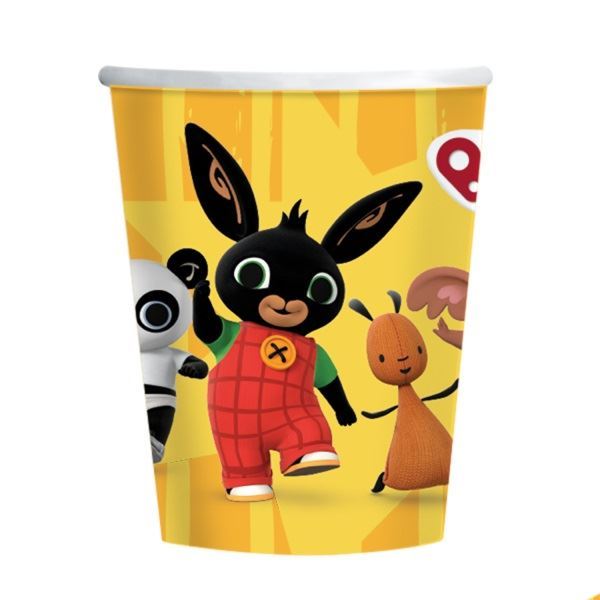 Imagen de Vasos Bing Cumpleaños cartón (8 uds.)