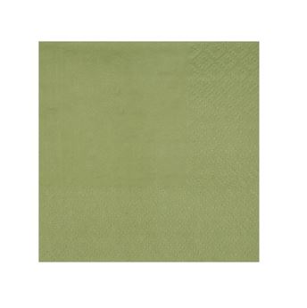 Imagens de Servilletas Verde Oliva pequeñas SX (25 uds.)
