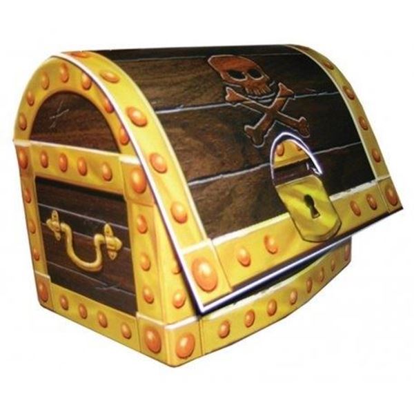 Picture of Centro de Mesa Piratas Cofre del Tesoro (23cm)