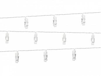 Imagen de Guirnalda de Luces LED con Pinzas para Fotos 1,4 m