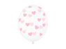 Picture of Globos Corazones Rosas Látex (6 unidades)