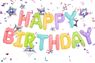 Imagen de Globos Feliz Cumpleaños Alegre (395x35cm)