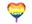 Picture of Globo Corazón Orgullo LGBT (35cm)