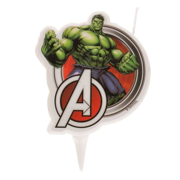 Imagen de Vela de los Vengadores Avengers Hulk (7,5cm)