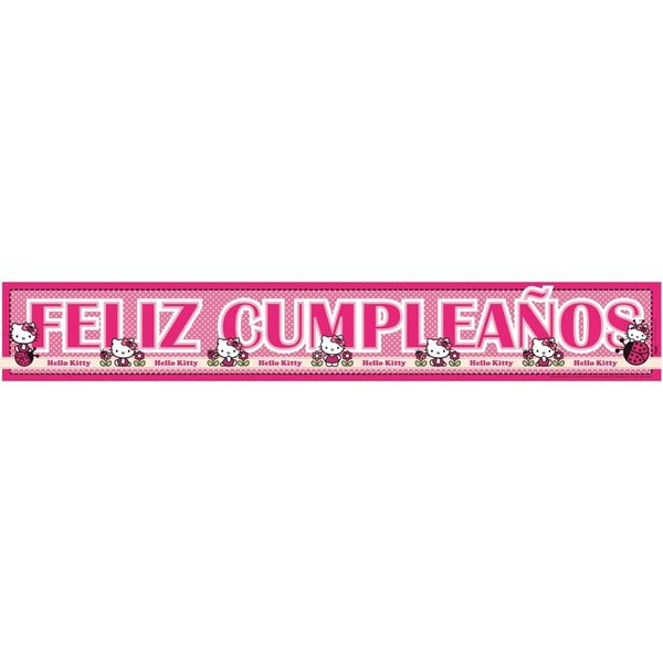 Picture of Banner Hello Kitty Feliz Cumpleaños plástico (2)