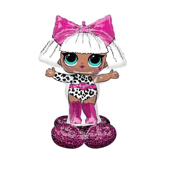 Imagen de Globo LOL Surprise Glam con Base sin Helio (119cm)