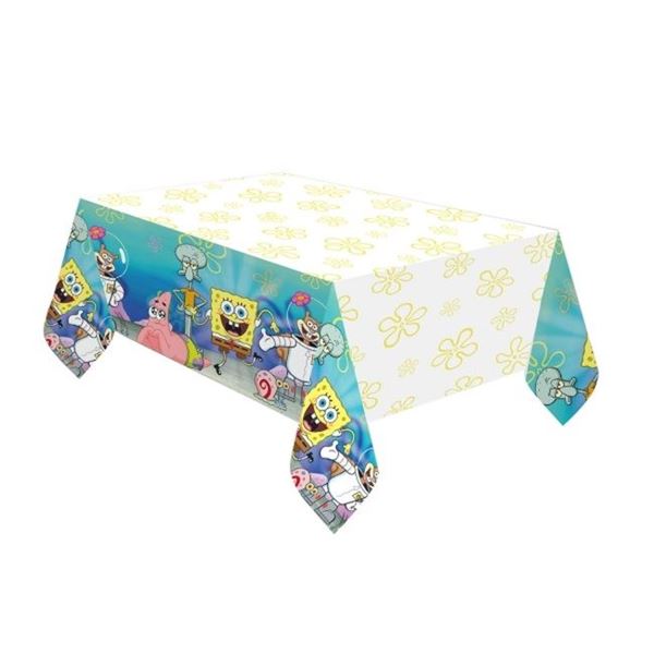 Mantel Bob Esponja papel (120X180cm)✔️ por sólo 4,05 €. Envío en 24h.  Tienda Online. . ✓. Artículos de decoración  para Fiestas.