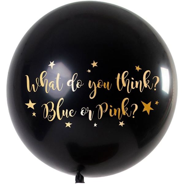 Imagen de Globo Gender Reveal ¿What do you think Blue or Pink?