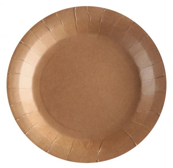 Imagen de Platos Kraft cartón 22cm (10 unidades)