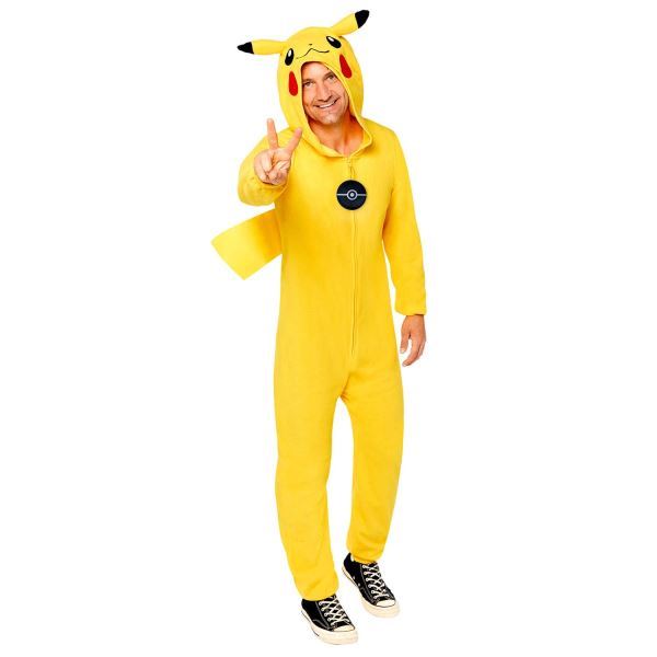 Imagen de Disfraz de Pokémon Pikachu Adulto (Talla M/L 46-48)