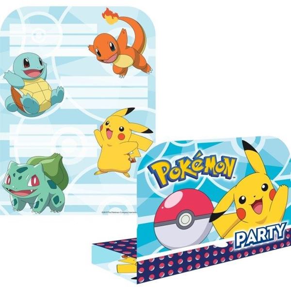 Imagen de Invitaciones de Pokémon (8 unidades)