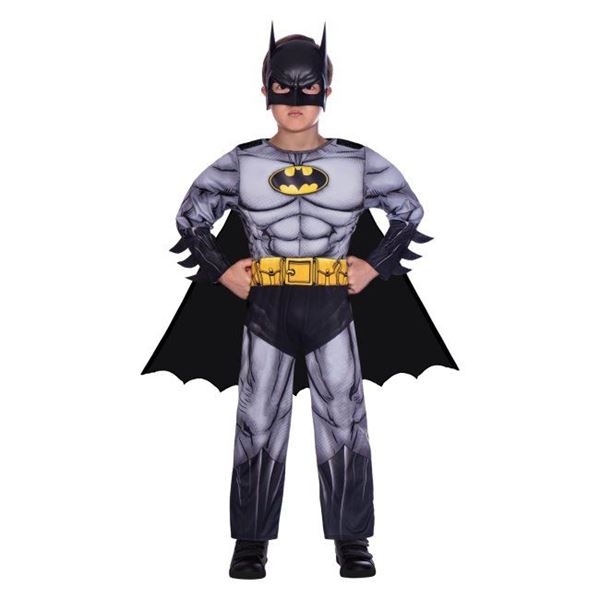 Imagen de Disfraz Batman Clásico Warner (4-6 Años)