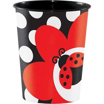 Imagens de Vaso Mariquita Dulce Plástico Duro Reutilizable (473ml)