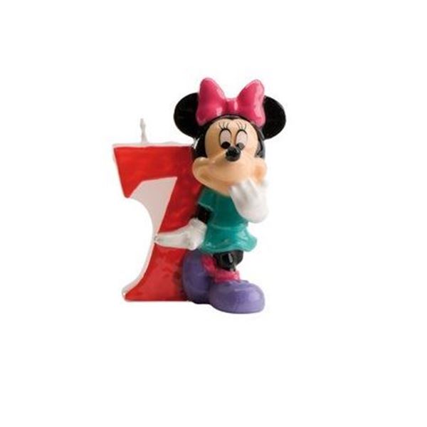 Imagen de Vela 7 Minnie Mouse Disney