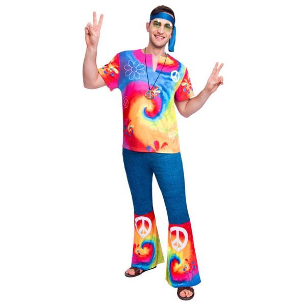 Imagen de Disfraz Hippie Espíritu Libre Años 60 (Talla M)