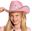 Imagen de Sombrero de Vaquero Rosa Infantil