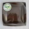Picture of Platos Chocolate Cuadrados cartón 23cm SX (10 uds.)