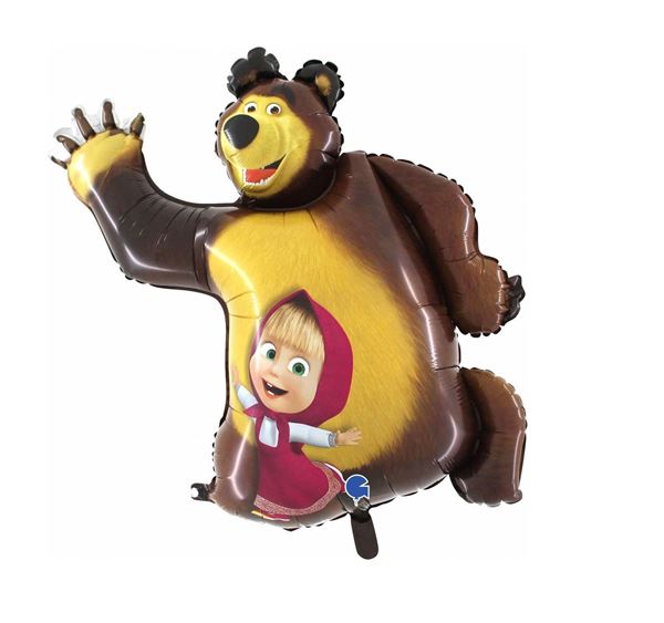 Imagen de Globo Masha y el Oso Forma (107cm)