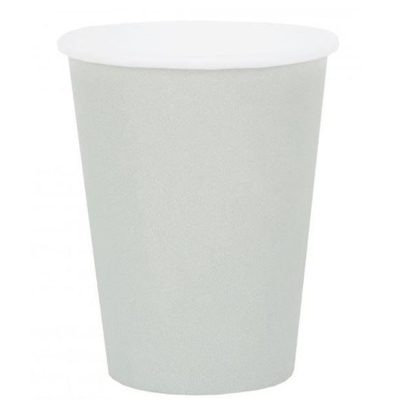 Imagen de Vasos Gris Perla cartón SX (10 unidades)