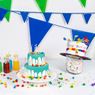 Imagen de Gorro Feliz Cumpleaños Tarta Colores