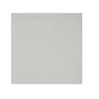 Imagen de Servilletas Gris Perla papel 25cm (25 unidades)