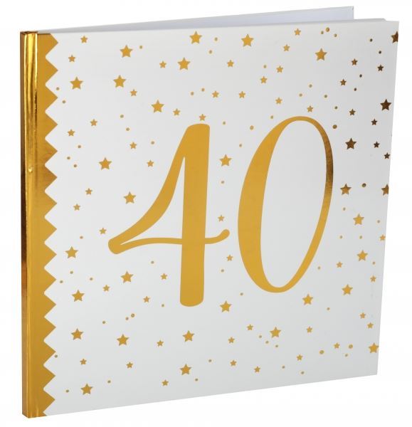 Imagen de Libro de Firmas 40 Cumpleaños (24cm)