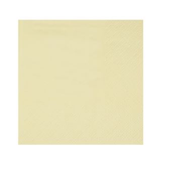 Imagen de Servilletas Marfil papel 25cm (25 unidades)