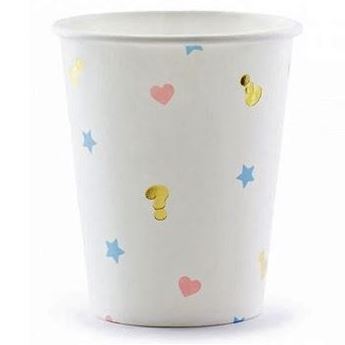 Imagen de Vasos Revelación Niño o Niña cartón (6 uds.)