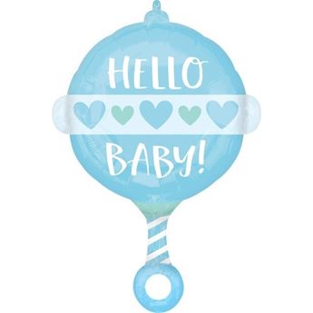 Imagens de Globo sonajero bebé niño (60cm)