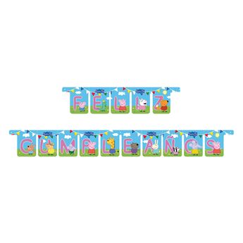 Imagens de Guirnalda Peppa Pig Feliz Cumpleaños (2,10m)
