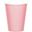 Imagens de Vasos Rosa Pastel cartón (8 unidades)