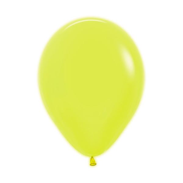 Imagen de Globos Amarillos Neón 30cm Sempertex R12-220-12 (12)