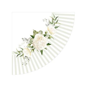 Imagen de Servilletas Flores Blancas papel (16)