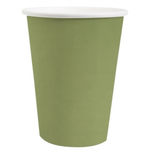 Imagens de Vasos Verde Oliva cartón SX (10 unidades)