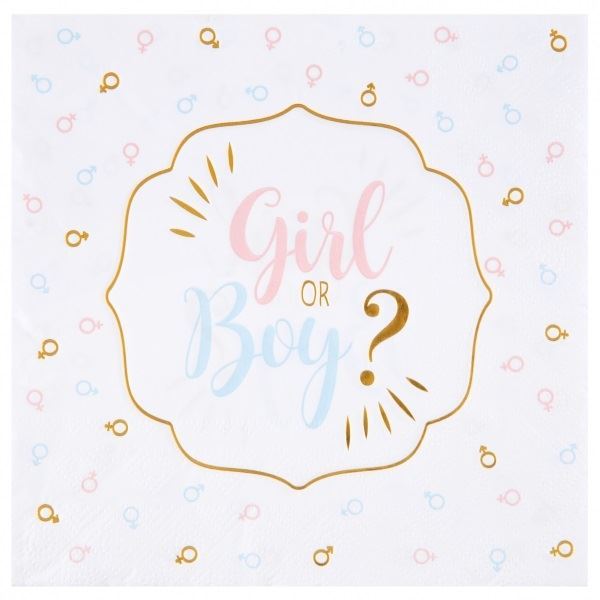 Picture of Servilletas Gender Reveal papel (20)