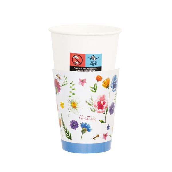 Picture of Vasos Flores Botánicas cartón (8 uds)