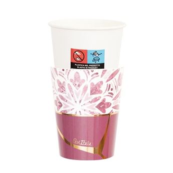 Imagen de Vasos Kintsugi Rosa cartón (8 uds)